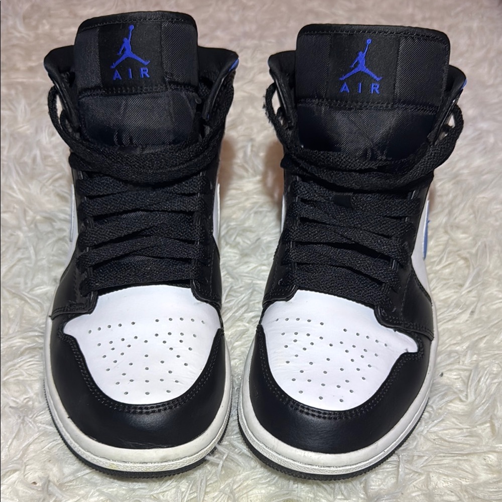 Air Jordan Black and White Sneakers